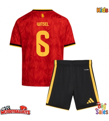 Belgium Axel Witsel #6 Replica Home Stadium Kit for Kids World Cup 2026 Short Sleeve (+ pants)